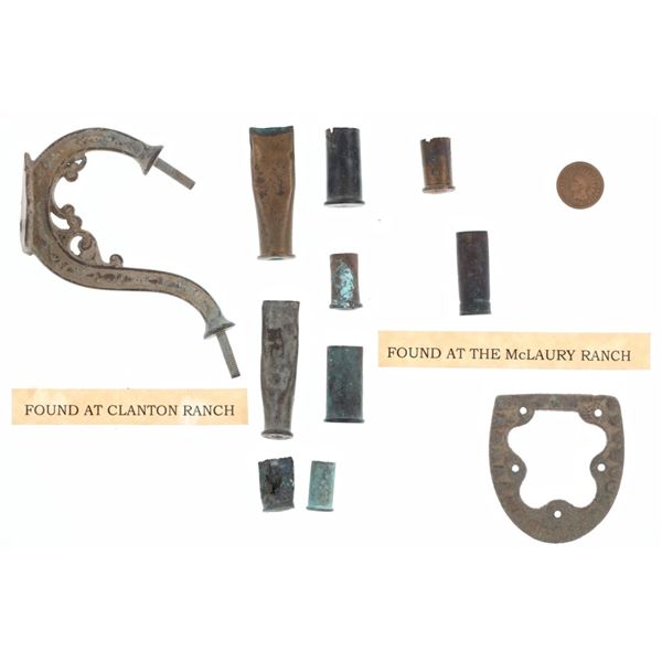 19th C Clanton & McLaury Ranch EXCAVATED Artifacts