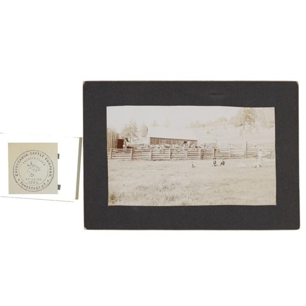 Chiricahua Cattle Company Cowboys Photo 1870s-1885