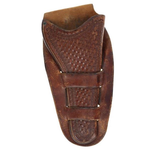 H.H. Heiser Double Loop Leather Holster Ca. 1890s