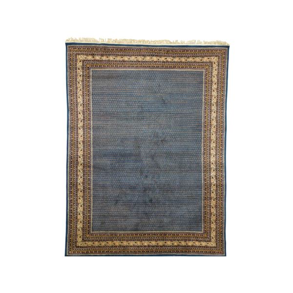 Vintage Indo-Persian Indian Mir Wool Rug 1960-70s