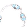 Image 3 : Zuni Effie Calavaza Sterling & Turquoise Bracelet