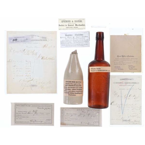 Charelston, A.T. Found Bottles & Ephemera c. 1880s