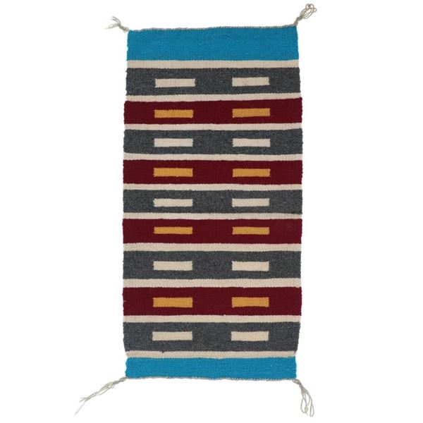 Ca. 1940-50's Navajo Regional RR Track Rug