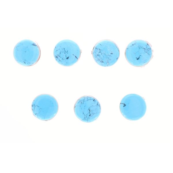 Opulent Lone Mountain Turquoise Men's Cufflinks