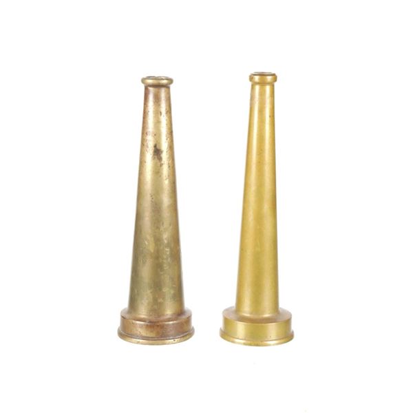 Ca. 1870-1900 Tombstone Museum Brass Fire Nozzles