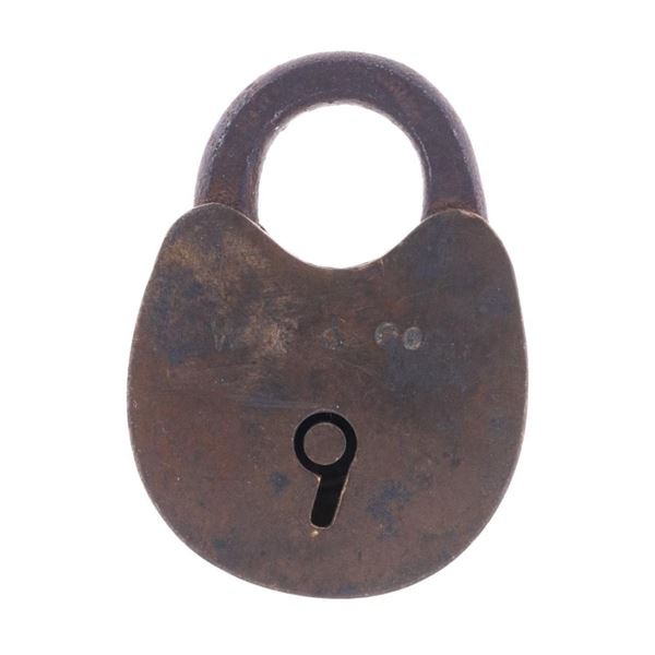 Bowie, A.T. Wells Fargo & Co. Brass Lock c. 1880's