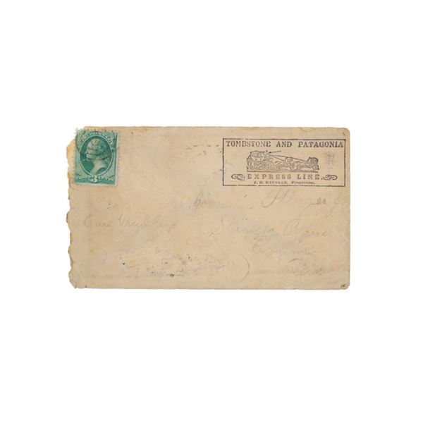Virgil Earp Addressed Tombstone, A.T. Envelope