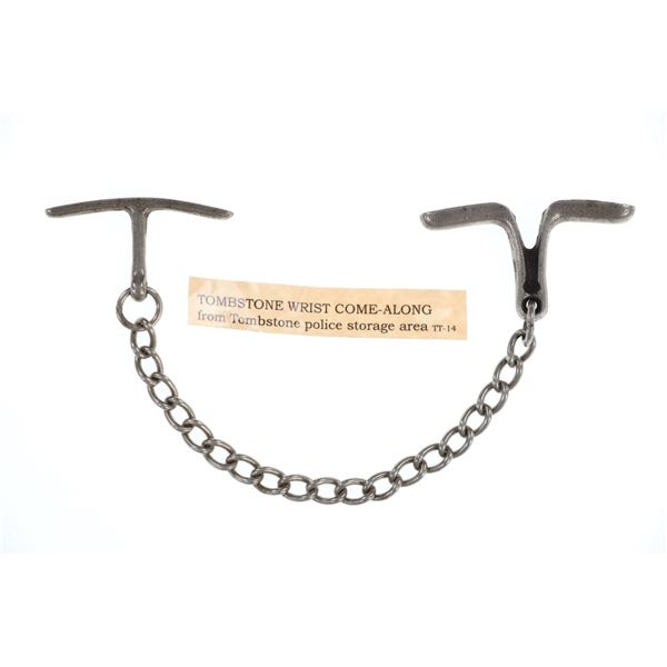 Tombstone Police Storage Found "Come Alongs"