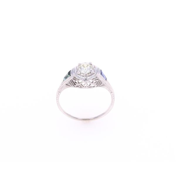 GGA Elegant 0.35 CTW Diamond & 18K White Gold Ring
