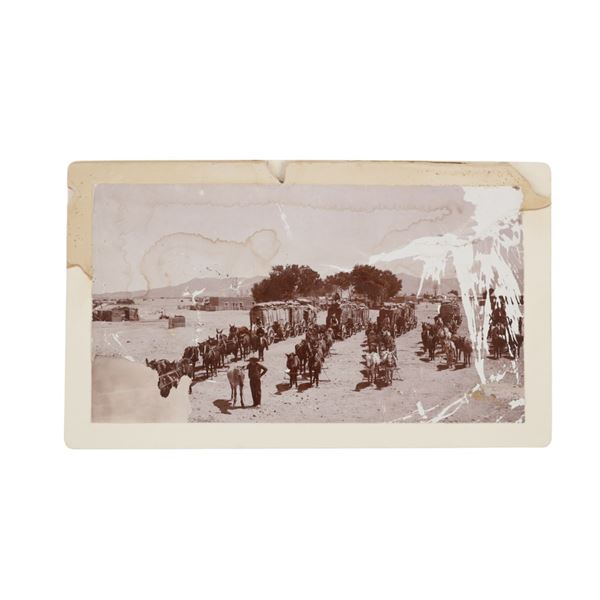 C.S. Fly Wilcox & Globe Wagon Freight Photo c.1880