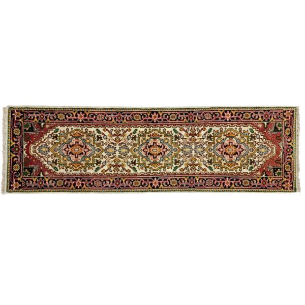 Antique Serapi Persian Hand Knotted Wool Runner