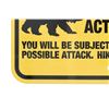 Image 5 : Grizzly Bear Warning Sign from Canada