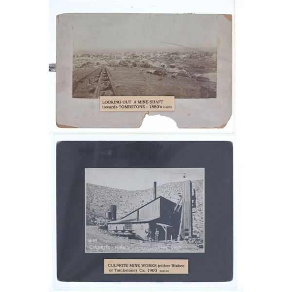 Tombstone Original Mine Photographs 1880-1900s (2)