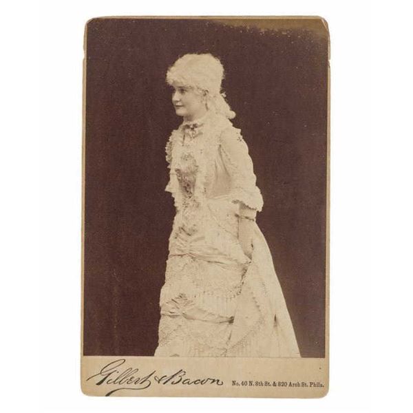 Gilbert & Bacon "Lotta Crabtree" Cabinet Card