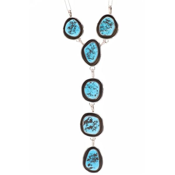 Navajo B. B. Tsosie Sterling & Turquoise Necklace