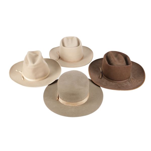 Vintage Stetson Cowboy Hats circa 1880s to 1940s