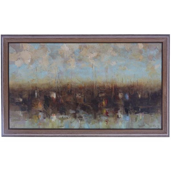 Russell Frost (Washington, 1927-1996) Abstract Oil