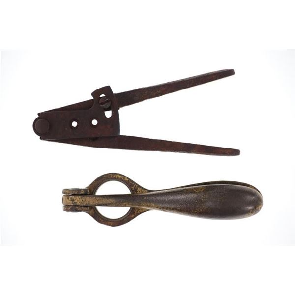 19th C. Tombstone, A.T. Shotgun Primer & Mold