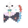 Image 3 : Zuni Sterling & Multi-Stone Butterfly Necklace
