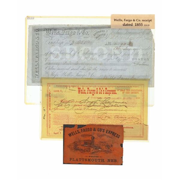 Wells Fargo & Co. Express Ephemera 1855-94 (3)