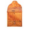 Image 1 : Early American Maple Hanging Salt Box 18th-19th C