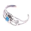 Image 5 : Navajo Arthur J. Williams Sterling Turquoise Cuff