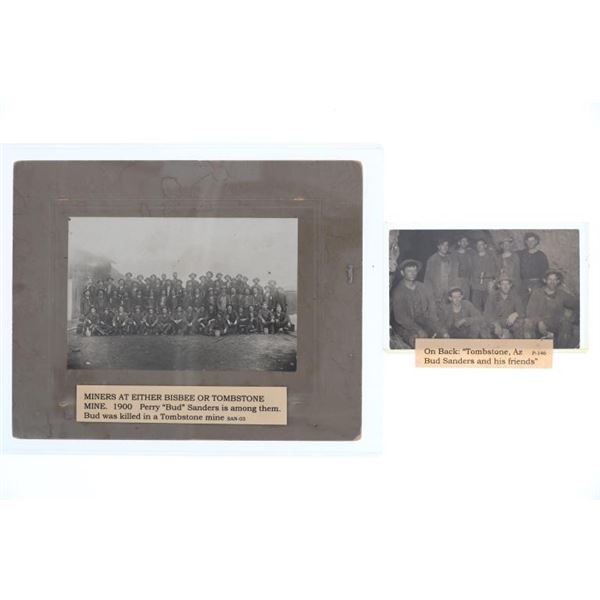 Perry T. "Bud" Sanders Tombstone Miners Photos (2)