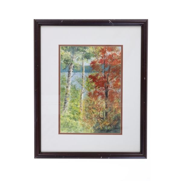 Lillian Knox Original Watercolor Painting 20th C.