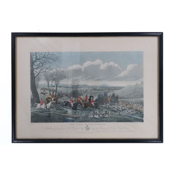 Engraved W.P. Hodges Drawing By H. Alken & R.G.R.