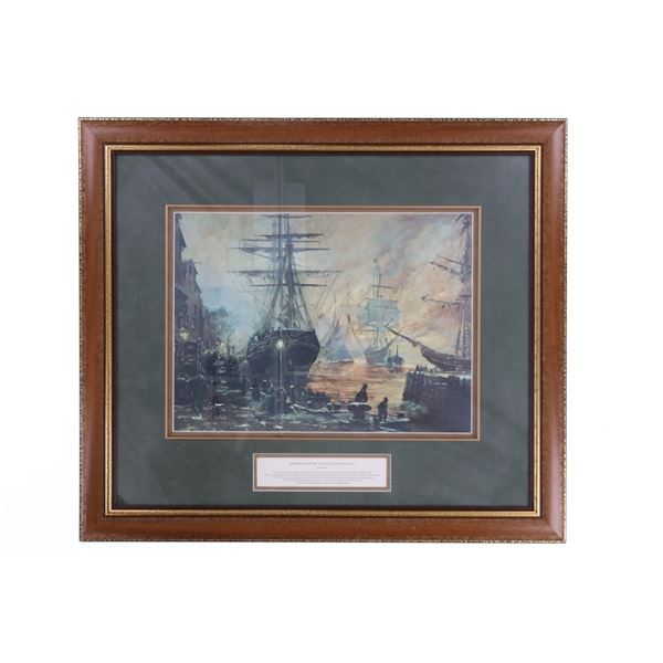 Ken Baxter Embarkation Of The Saints Framed Print