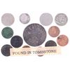 Image 1 : Tombstone Found Coin & Token Collection c. 19th C.