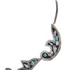Image 5 : Mexican Alpaca Silver & Abalone Segmented Necklace