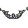 Image 6 : Mexican Alpaca Silver & Abalone Segmented Necklace