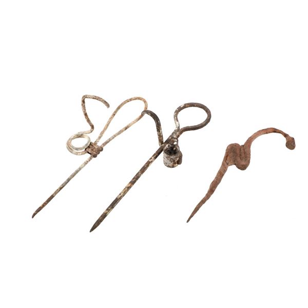 Early Tombstone Miners Candlestick Holders