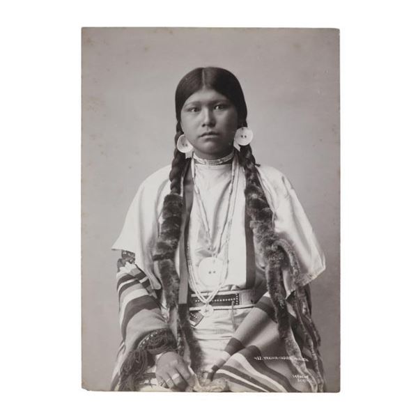 Frank La Roche Original Photo Yakima Maiden 1890