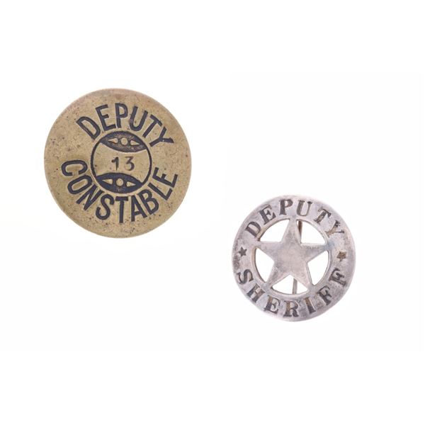 Tombstone Museum Constable & Sheriff Badges