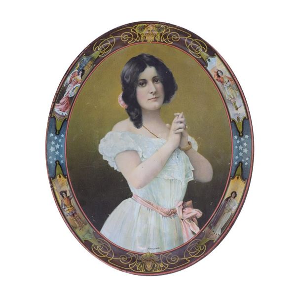 Ca. 1890 Julia Marlowe Advertising Serving Tray