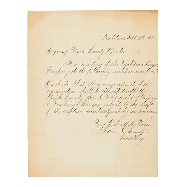 Days Prior to OK Corral - Tombstone Rangers Paper