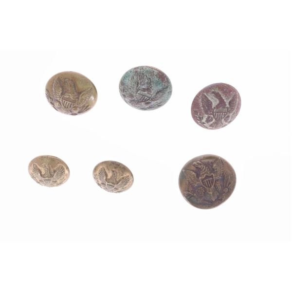 EXCAVATED Civil War "Union Eagle" Brass Buttons