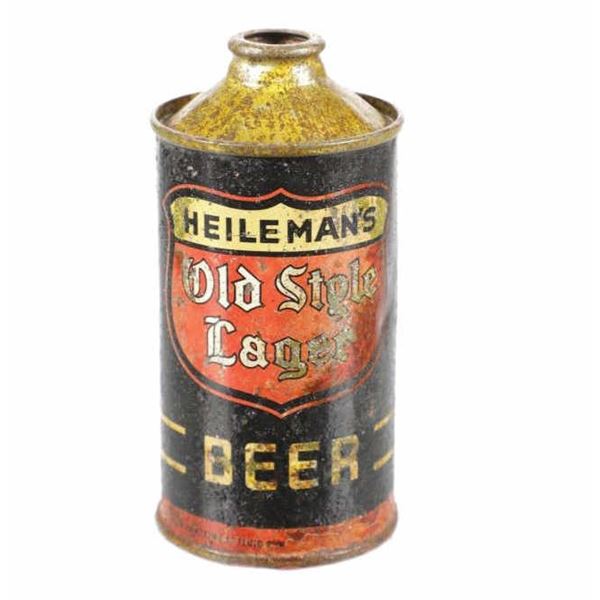 "Old Style Lager" Cone Top Beer Can Heileman's