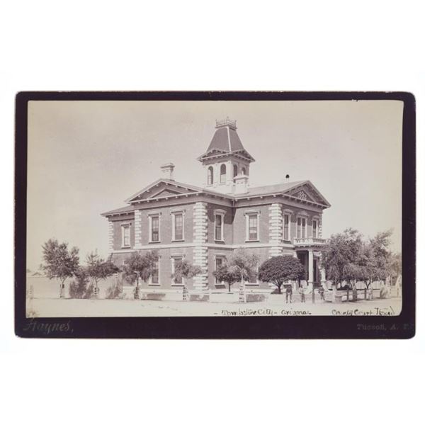F.J. Haynes Tombstone Court House Photo 1880s
