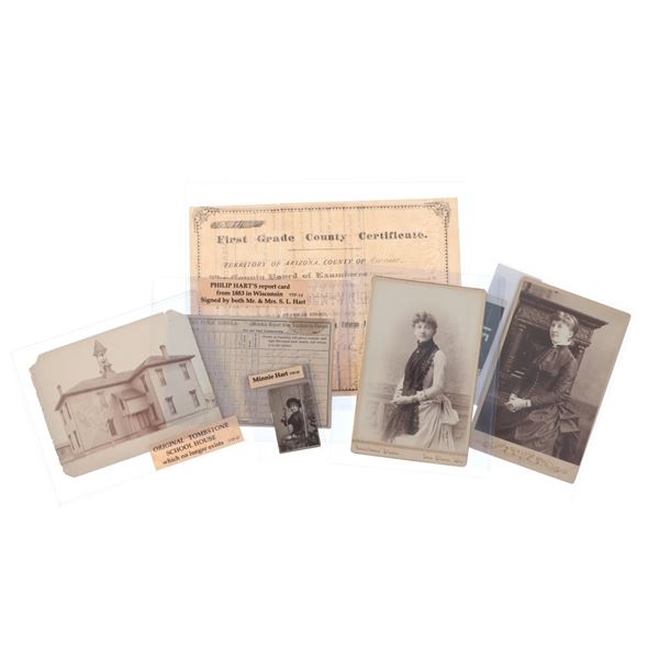 Tombstone Teacher Minnie J. Hart, 1881-1889