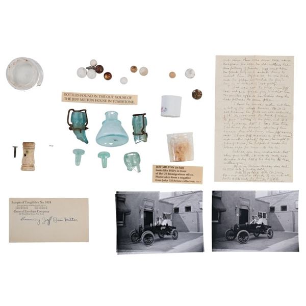 Jeff Milton (1861-1947) Ephemera/ Artifacts