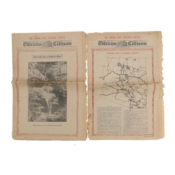 Rare "Tucson Citizen" Newspapers May, 1925