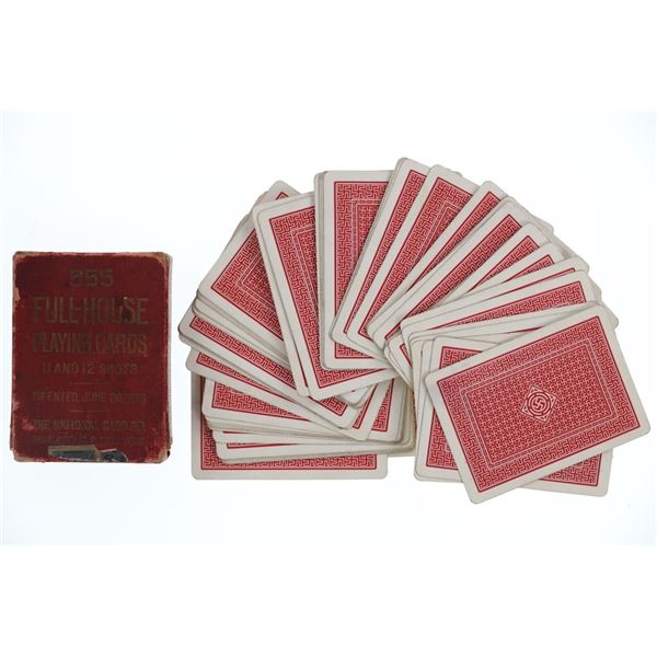 555 Full-House Playing Cards 11 & 12 Spots c. 1910