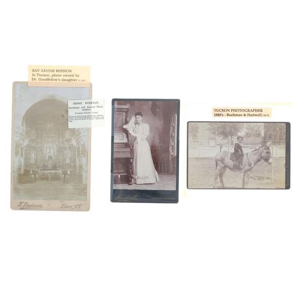 Buehman & Hartwell Old West Cabinet Cards (3)
