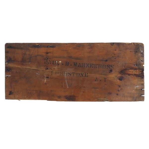 Paul B Warnekross Tombstone, A.T. Mercantile Board