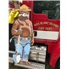 Image 8 : Smokey The Bear Life Sized Hand Painted Wood Sign