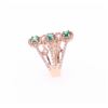 Image 7 : Elegant Emerald Diamond & 14K Gold Ring