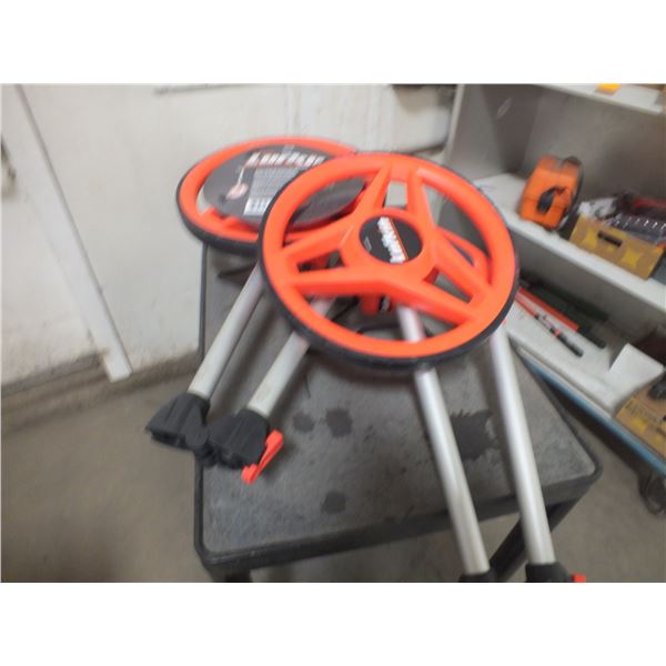 Two Lufkin Measuring Wheels